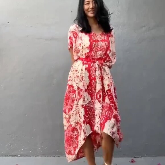 STYLE PARK BOHO MAXI BEACH DRESS - BNWT - ONE SIZE - Picture 7 of 8